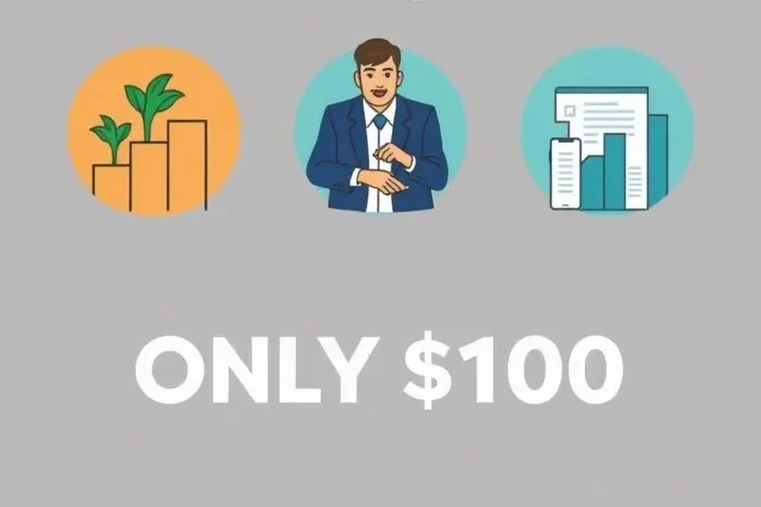 investing $100 into a business
